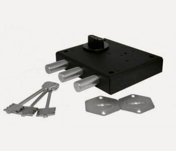 Изображение товара Замок накладной гаражный сувальдный с вертушкой Аверс-с