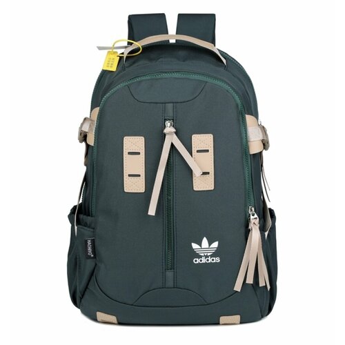 Рюкзак темно-зеленый мужской/женский для учебы, работы, поездок, спорта, 44×31×14 см, от Reniva