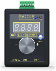 Цифровой портативный генератор сигнала 0-10V 0-22mA (с аккумулятором)