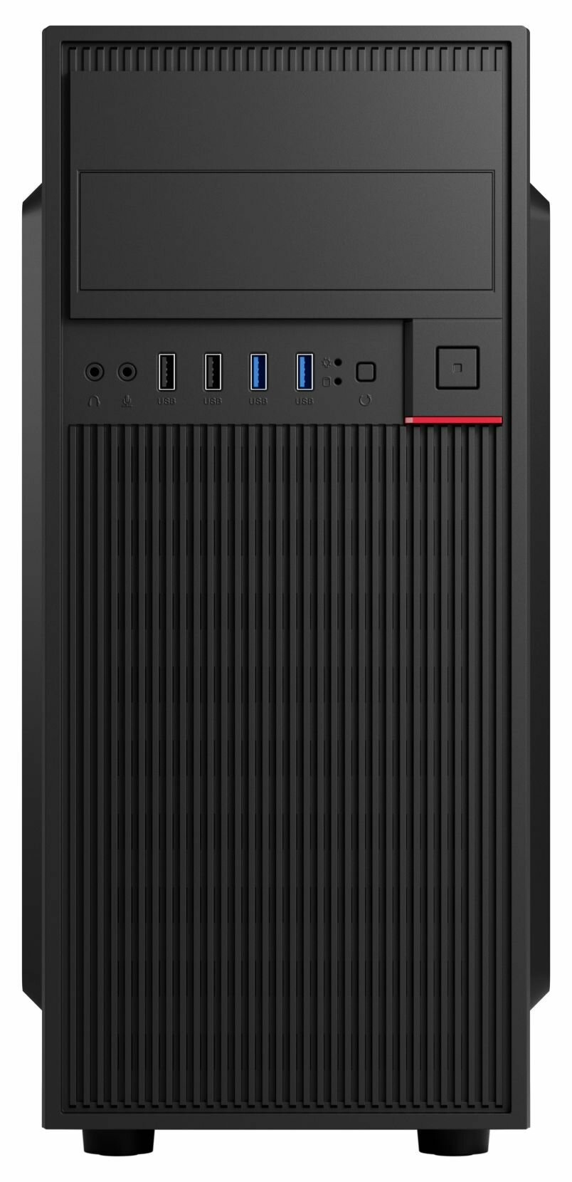 Корпус Prime Box S715 (2 - USB 2.0, 2 - USB 3.0) черный ATX, Micro-ATX, Mini-ITX