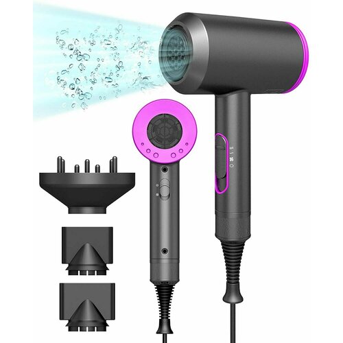 Фен фен щетка ионный фен для воды 1800w красный система управления постоянной температурой салон инструмент для укладки волос 385200₽