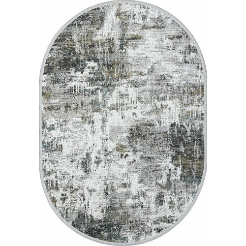 Ковер LORENZO C269AJ GREY / BLUE Овал 0.8 x 1.5 м.