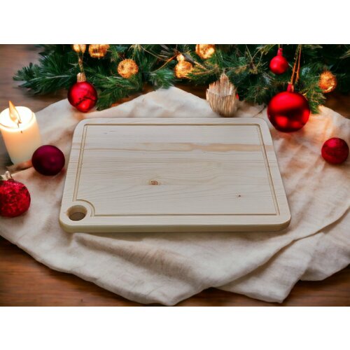 Доска разделочная из массива хвои (36х25 см)