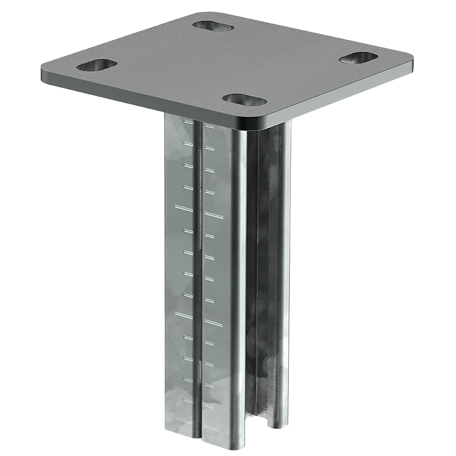 фото Подвес потолочный STRUT двойной 41х21-1000 HDZ, IEK CLM50D-KDS-41-21-10-HDZ (1 шт.)