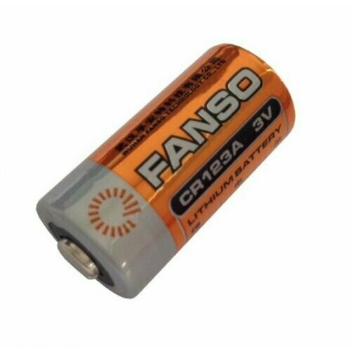 батарейка br17335 br 2 3ag 1450mah li mno2 Батарейка Fanso CR123A/S Li-MnO2 батарея типоразмера CR123, 3 В, 1.5 Ач, Траб: -40.85 °C