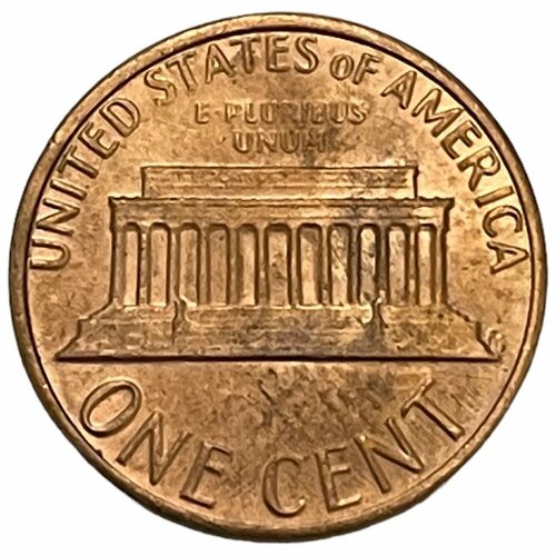 США 1 цент 1982 г. (Memorial Cent, Линкольн) сша 1 цент 1960 г memorial cent линкольн