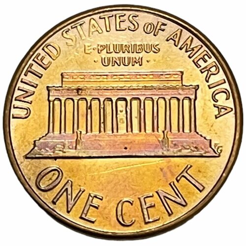 США 1 цент 1975 г. (Memorial Cent, Линкольн)