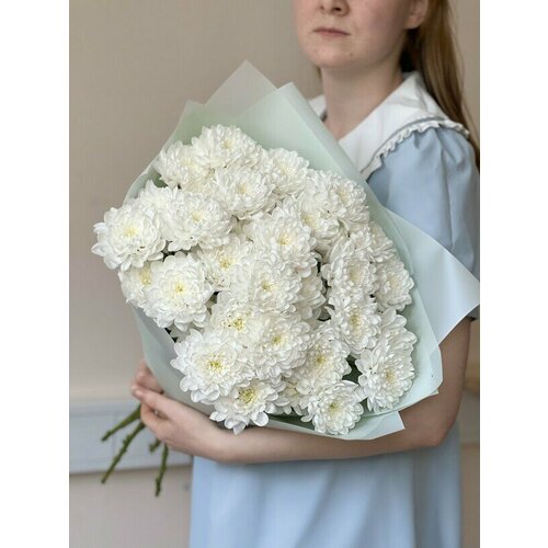 Букет красивых хризантем «порывы любви» Flawery