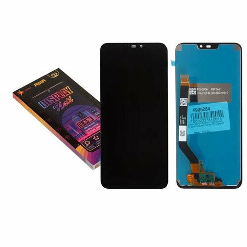 Дисплей в сборе с тачскрином для Huawei Honor 8C ZeepDeep ASIA, черный силиконовый чехол розово голубые облака на honor 8c хонор 8с