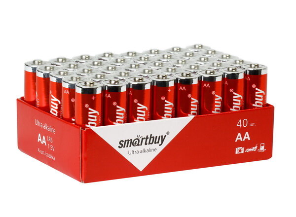 Батарейки Smartbuy LR06 SBBA-2A40S, 40шт.