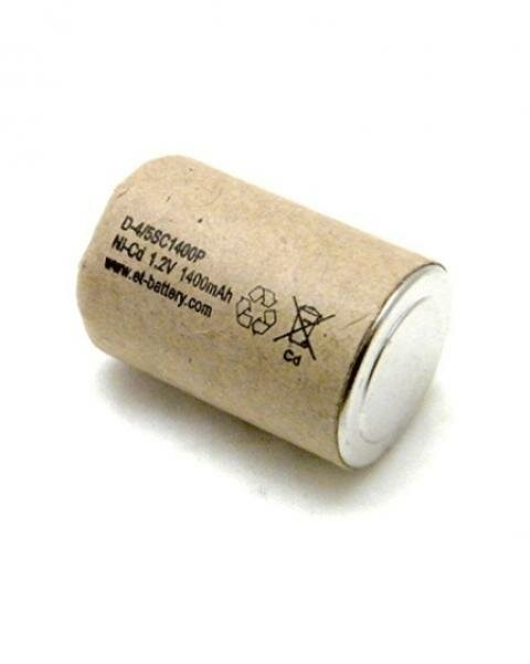 Аккумулятор Energy Technology 4/5SC 1400mAh 1.2v Ni-Cd PK1 , 1шт.