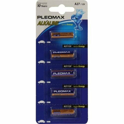 Батарейки Pleomax Alkaline A27-5BL
