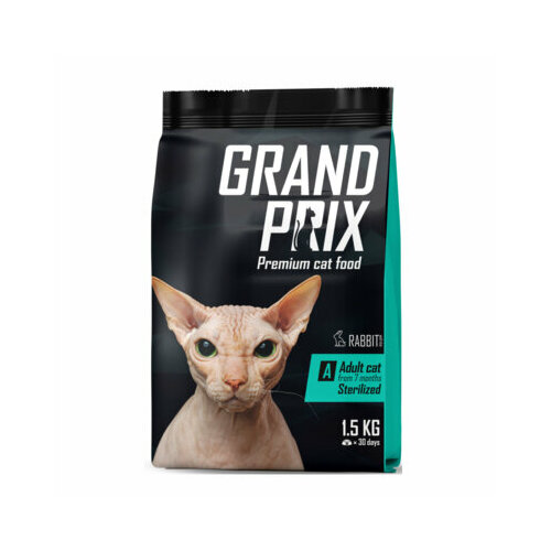 Grand Prix Сухой корм для стерилизованных кошек с кроликом 00-00000248 8 кг 54068 (1 шт)