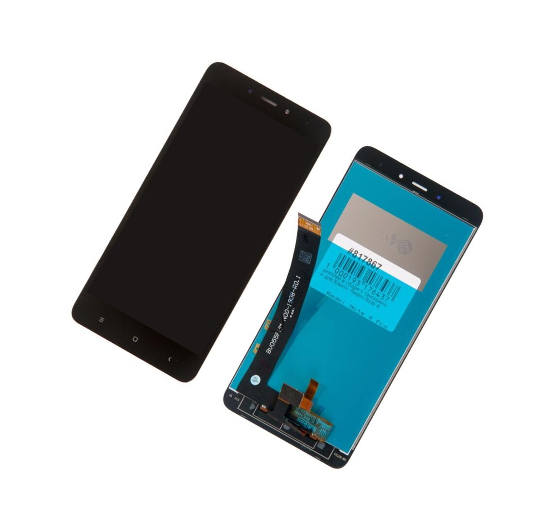 Display / Дисплей в сборе с тачскрином для Xiaomi Redmi Note 4 Redmi Note 4 Pro черный