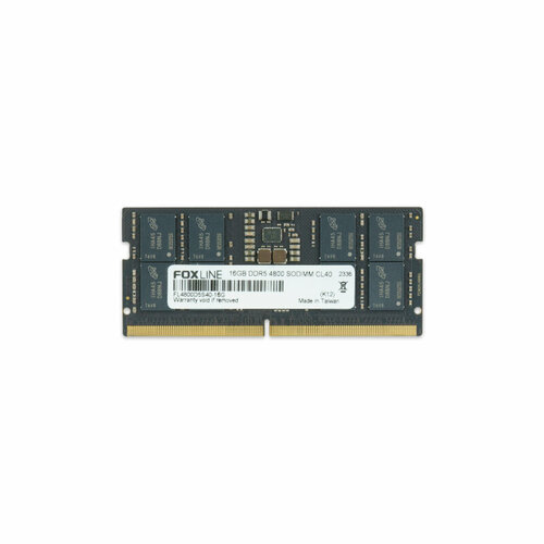 Оперативная память FOXLINE SO-DIMM 16GB DDR5-4800 (FL4800D5S40-16G)