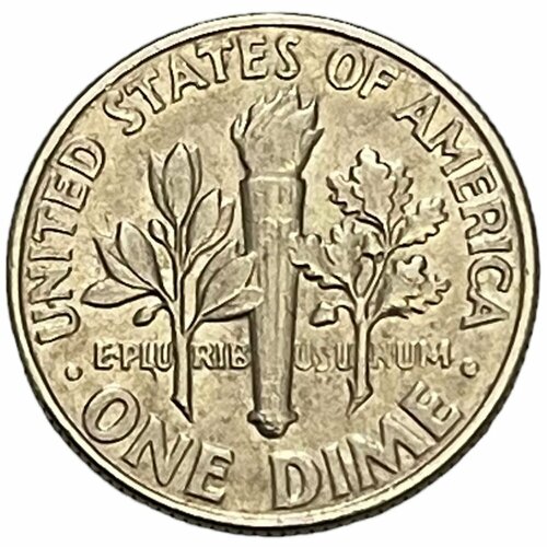 США 10 центов (1 дайм) 1977 г. (Dime, Рузвельт)