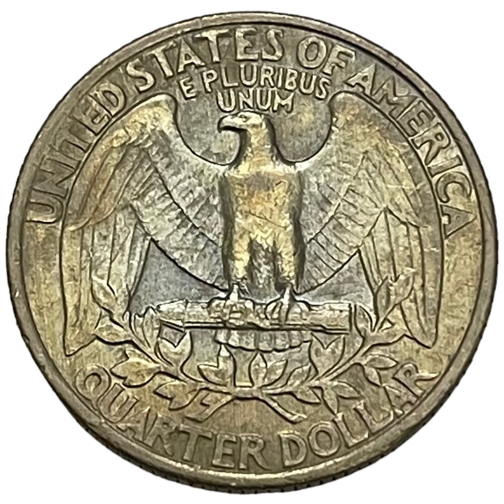 США 25 центов (1/4 доллара) 1977 г. (Quarter, Вашингтон)