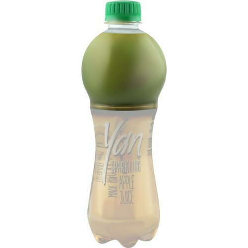 Напиток сокосодержащий YAN Sparkling яблочный газированный, 0.47 л - 6 шт.