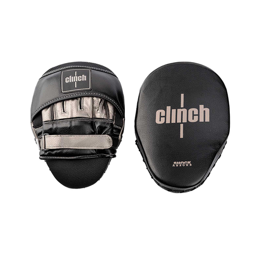 фото Лапы боксерские clinch shock absorb mitt c548 black/bronze (one size)