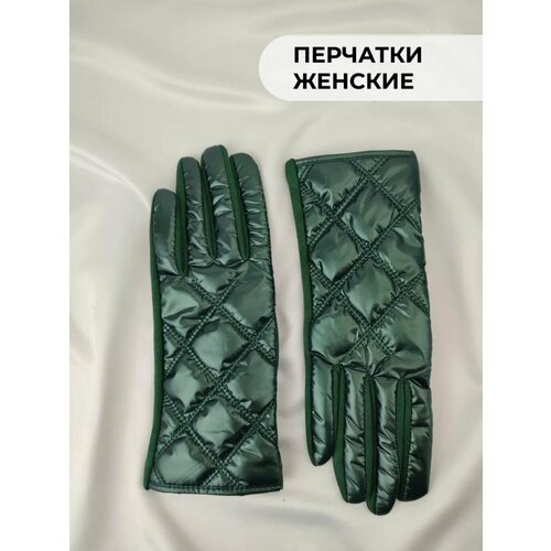 фото Перчатки демисезонные, утепленные, водонепроницаемые, размер onesize, зеленый нет бренда