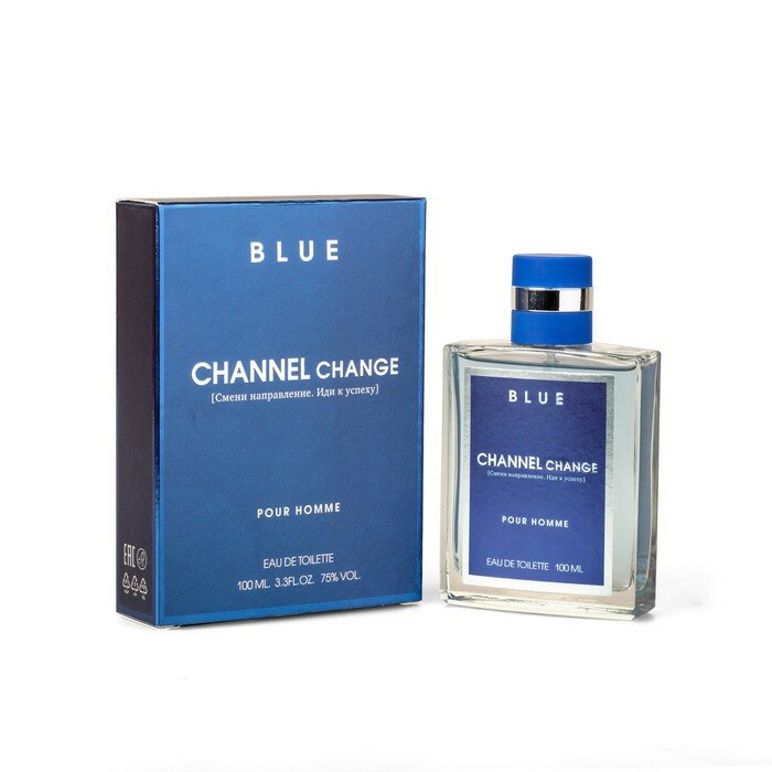 Туалетная вода для мужчин Channel change Blue, по мотивам Blue de Chanel, 100 мл
