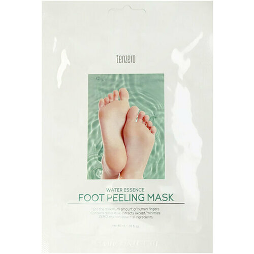 Tenzero~Отшелушивающие пилинг-носочки с кислотами~Water Essence Foot Peeling Mask