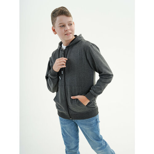 фото Толстовка egotrik, размер 152/36, белый, серый