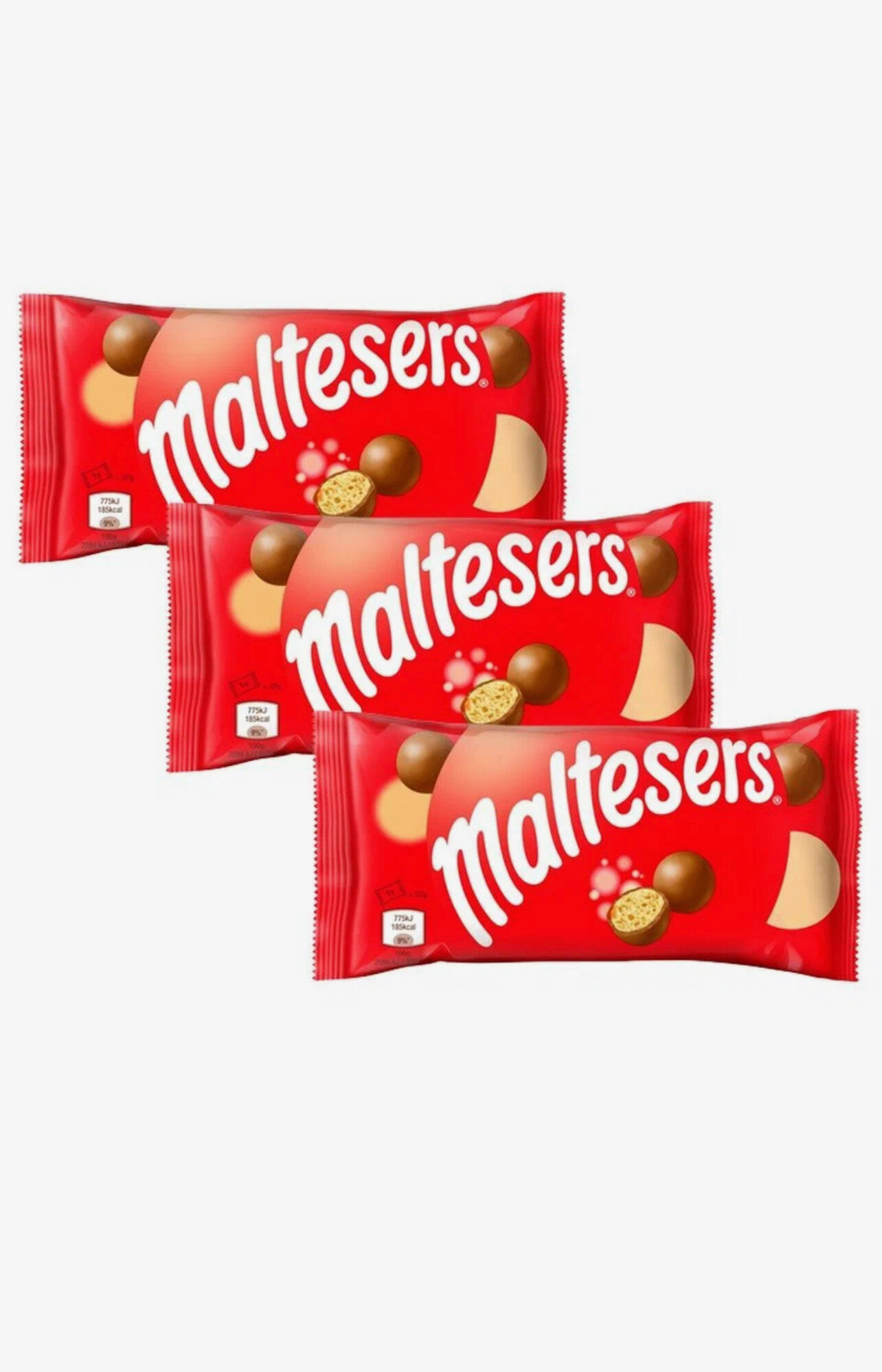 Maltesers / Шоколадные драже конфеты мальтизерс 3х37г Англия - фотография № 3