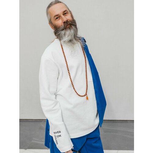 фото Лонгслив, размер 48-58 рост 180-190, белый нет бренда