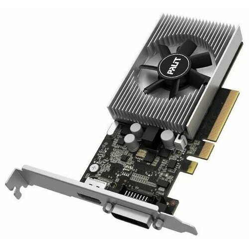 Видеокарта Palit GeForce GT 1030, 2 ГБ, GDDR5 видеокарта palit geforce gt 1030 2gb nec103000646 1082f oem