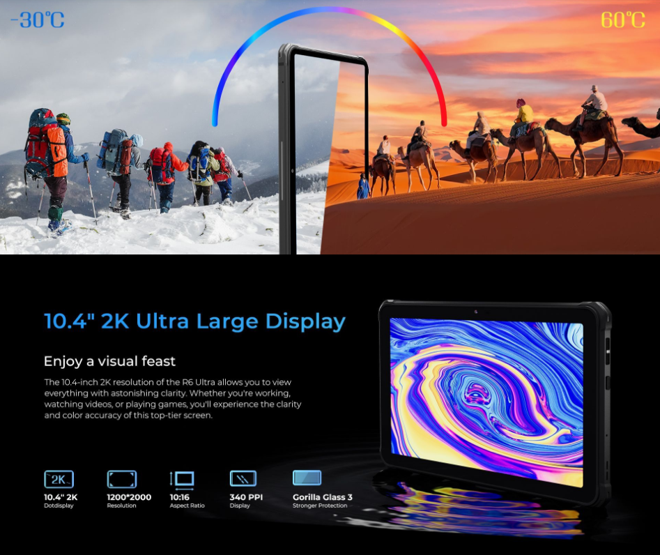 Планшет Hotwav R6 Ultra 8/256gb, Wi-Fi + Cellular, Vitality Orange — фото 9