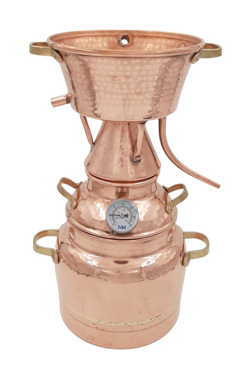 Алькитара CopperCrafts "Премиум" 5 л. трехкамерная, паяная с ...