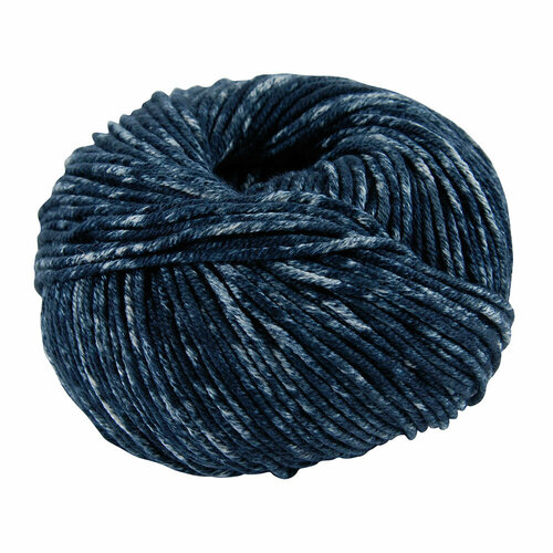 Пряжа DMC 352 Natura Just Cotton Denim 100 хлопок 50 г 75 м 4 м 17 синий меланж 498₽