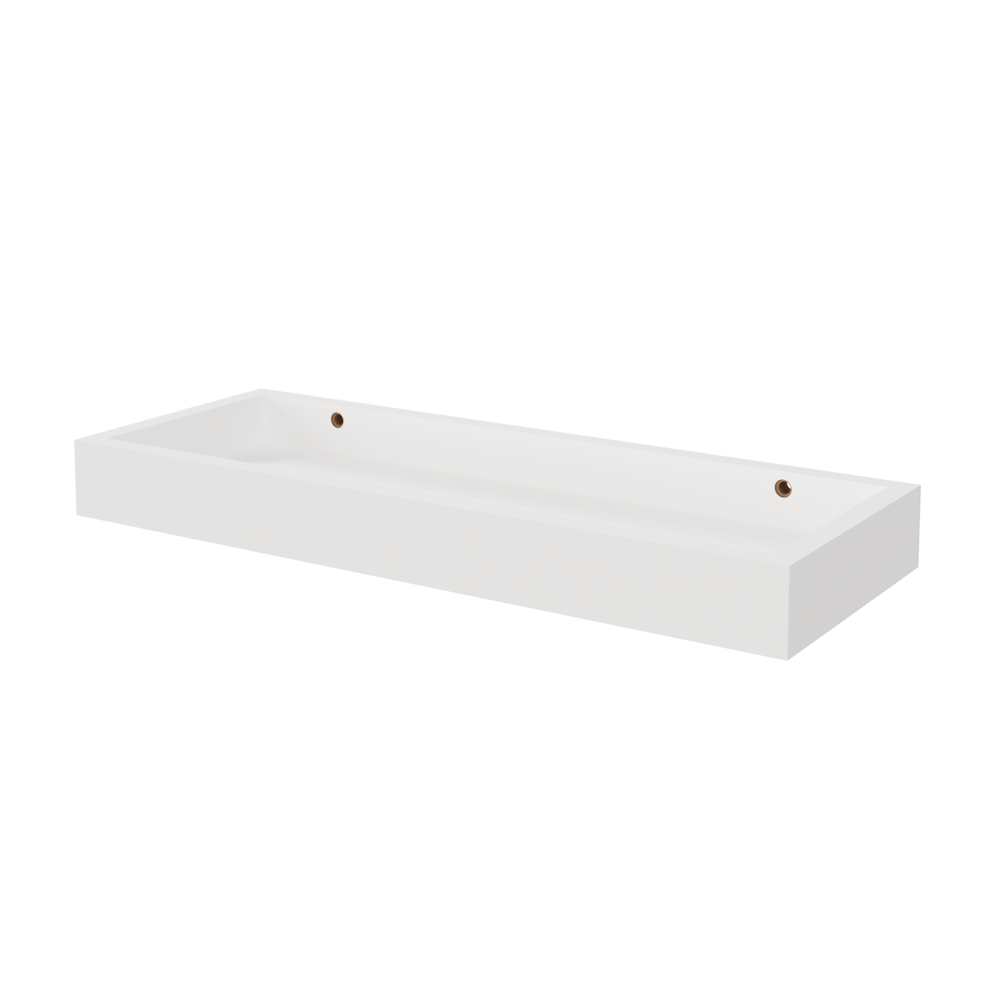 Полка мебельная Spaceo White 40x15x4 см МДФ цвет белый