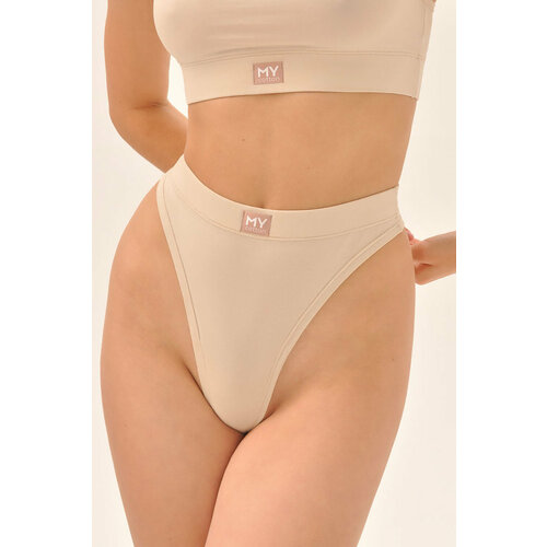 фото Трусы my, 2 шт., размер s, бежевый