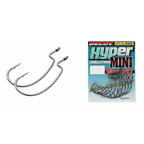 Крючок Decoy Worm 27 Hyper Mini #4 крючки decoy worm 217 2 3 5гр 2шт