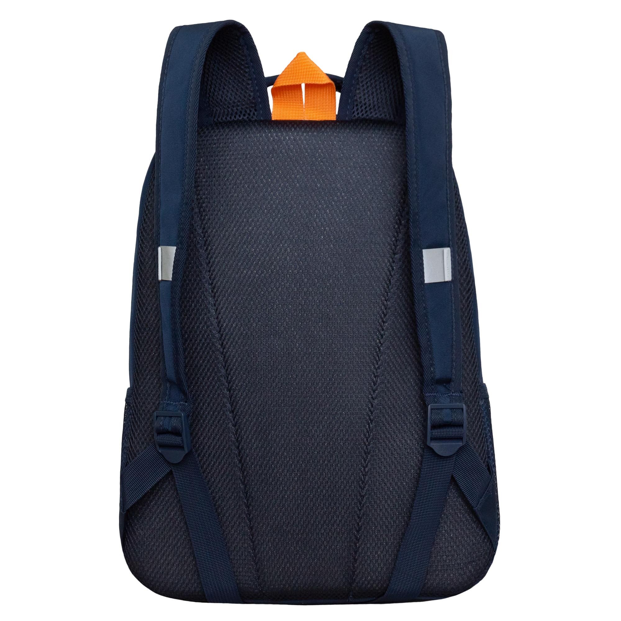 Рюкзак школьный GRIZZLY легкий с жесткой спинкой, двумя отделениями, для мальчика RB-451-2/2