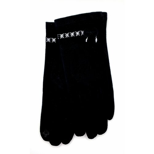 фото Перчатки демисезонные, размер onesize, черный волшебница мария