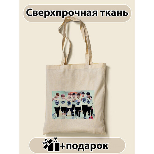 фото Сумка шоппер nakama, белый, бежевый