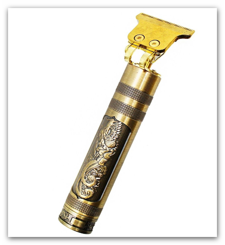 Триммер для бороды и усов, триммер для волос дракон золотой — фото 1