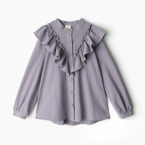 Блуза Minaku, размер 140/60, серый