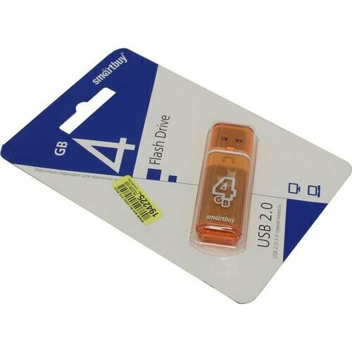 Накопитель SmartBuy Glossy USB2.0 Flash Drive 4Gb (RTL)