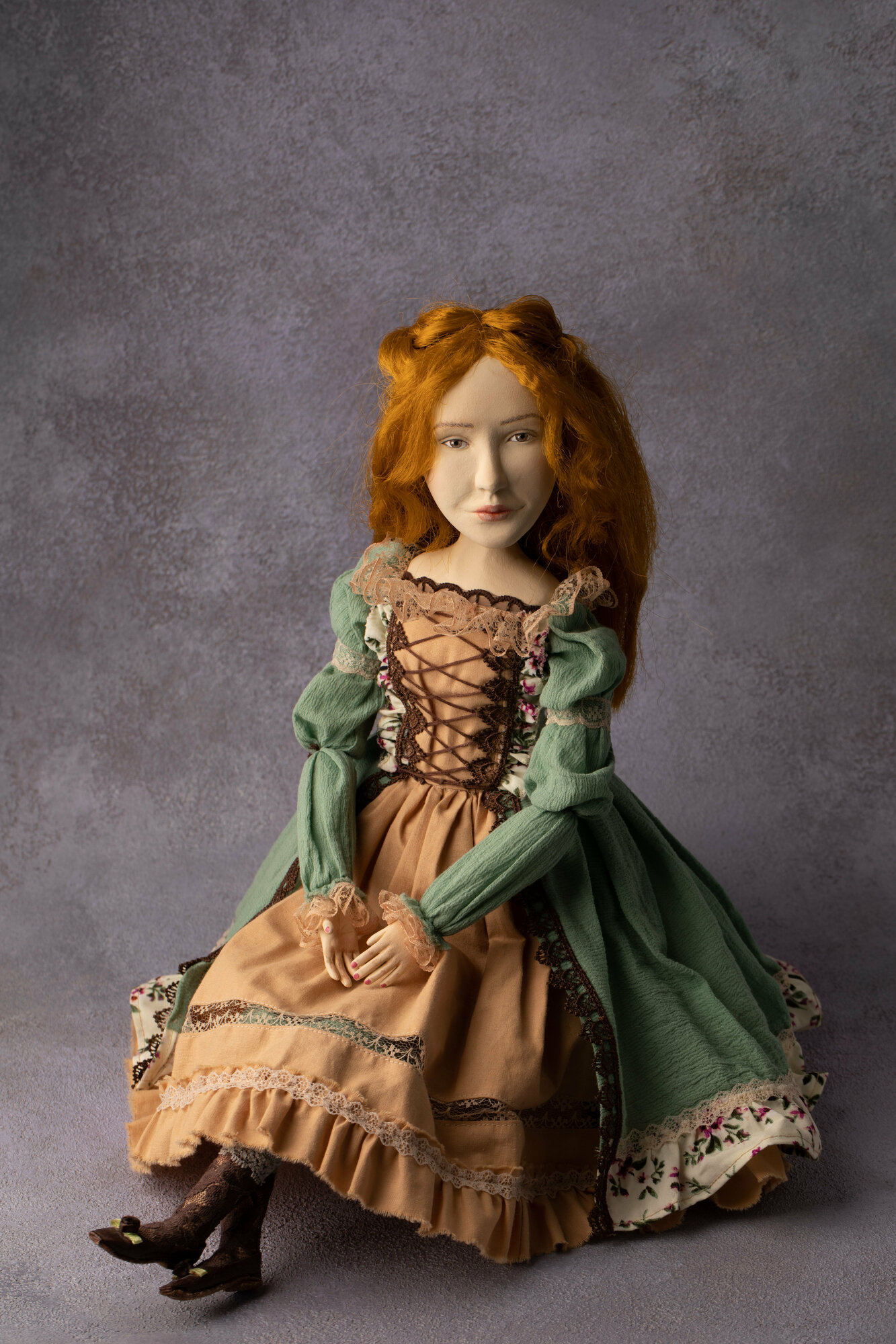 Авторская кукла "Марго" ручной работы , будуарная, интерьерная