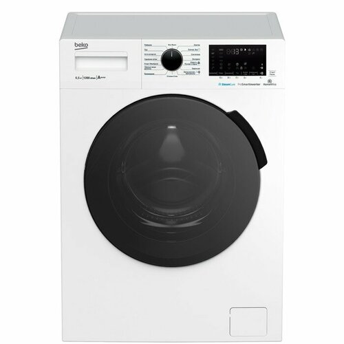 Стиральная машина Beko WSPE 6H616W класс A 1200 обмин до 65 кг белая 4701000₽