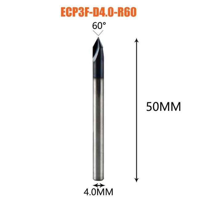 Dreanique фреза для снятия фаски по металлу (4х50 60° TiAlN) ECP3F-D4.0-R60 39864