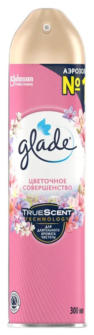 Glade Освежитель воздуха Цветочное совершенство300 мл2 шт