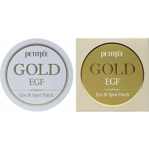 Petitfee / Патчи для области вокруг глаз и для точечного использования Petitfee с золотом и EGF 60шт+30шт 3 уп