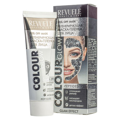 Revuele Маска-пленка для лица регенерирующая Color Glow, 96 г, 80 мл