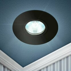 Светильник встраиваемый ЭРА KL83 BK точечный софит под лампу GU5.3 50Вт