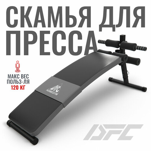 Скамья DFC D6610 черный скамья dfc скамья и стойка homegym d306 черный